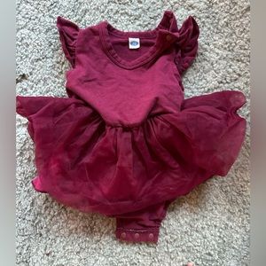 2/$5 Maroon tutu dress